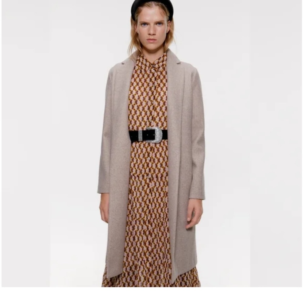 Zara Beige Long Coat